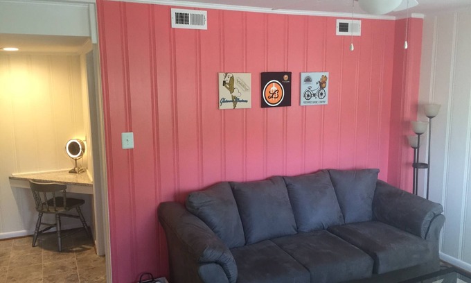 Fry's Spring House | Welcome to the Wonderfully Comfortable, Caboose at CVille Cottage