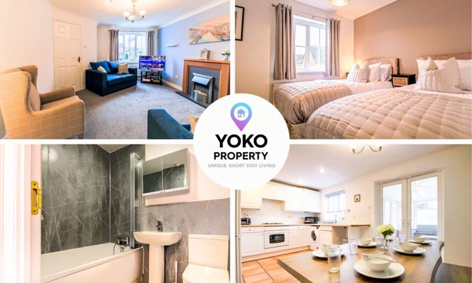 Milton Malsor House | Welcoming House Sleeps 6 Free Parking Sky TV Fast Wifi