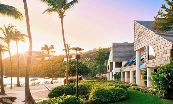 Hart Bay Villa | WESTIN St JOHN USVI , Fantastic beachfront villa! Steps from the beach Slps. 8