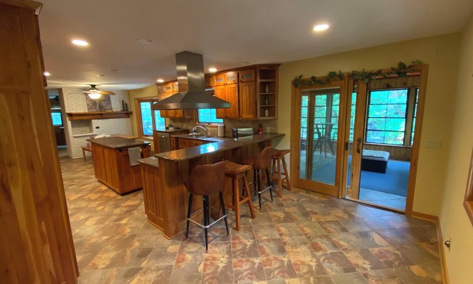 Dane County House | Where cabin coziness meets near-city living convenience.
