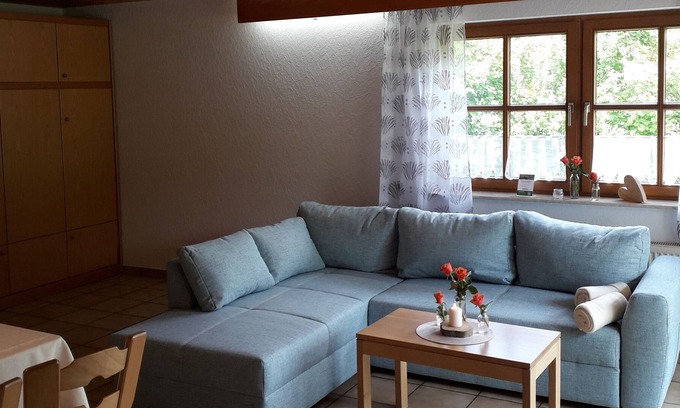 Hohenstein Apartment | Wiesenstube, 53qm, Garten, 1 Schlafzimmer, max. 2 Personen