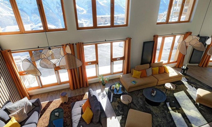 Orcieres-Merlette Apartment | Wifi, 90m from ski slopes, fitness, swimming pool, terrace, balcony, tv, 45m²