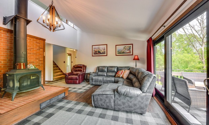 Bassett House | Wisconsin Vacation Rental Retreat w/Deck