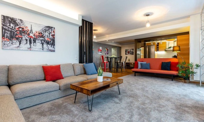 Sector 2 Apartment | Wonderful 1BR & Balcony: Heaven for Extended Stays