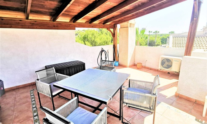 Orihuela Costa Apartment | Wonderful apartment with solarium terrace and community pools, Las Ramblas Golf
