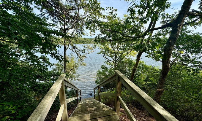 West Brewster House | Wonderful Pond Front property deep in the heart of Brewster, private, spacious and unique!