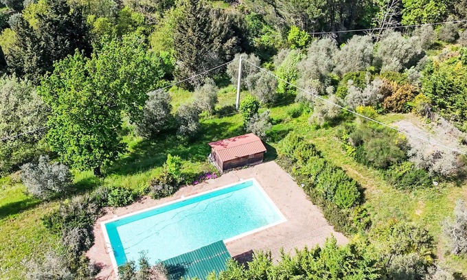 Guardistallo House | Wonderful private villa with private pool, A/C, WIFI, TV, patio, panoramic view and parking
