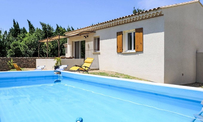 Laudun House | Wonderful private villa for 4 guests with private pool, WIFI, A/C, TV, terrace and parking