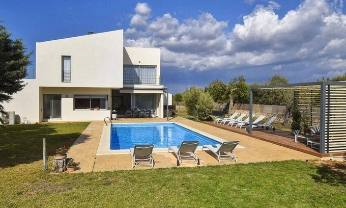Consell House | Wonderful private villa for 10 guests with A/C, private pool, WIFI, TV, patio and panoramic view