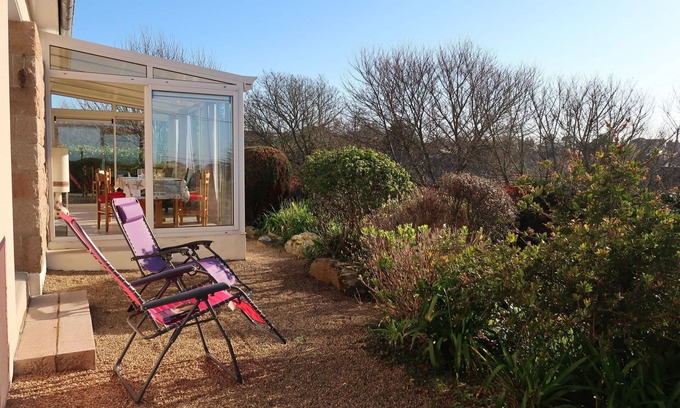 Tregastel House | Wonderful private villa for 4 guests with WIFI, TV, terrace and pets allowed