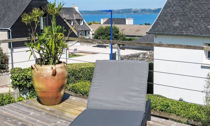 Locquirec House | Wonderful private villa for 5 guests with WIFI, TV and terrace
