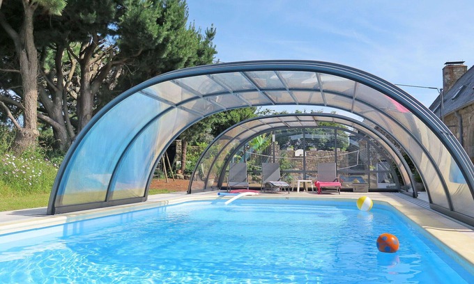 Ploumilliau House | Wonderful private villa for 5 people with WIFI, pool, TV and terrace
