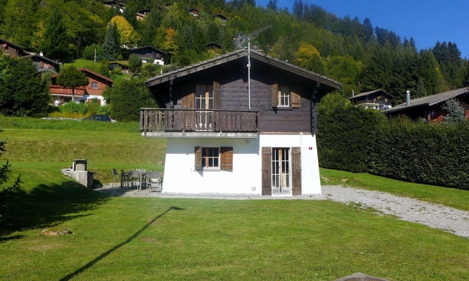Moleson House | Wonderful private villa for 6 guests with WIFI, TV, patio, pets allowed, panoramic view and park.