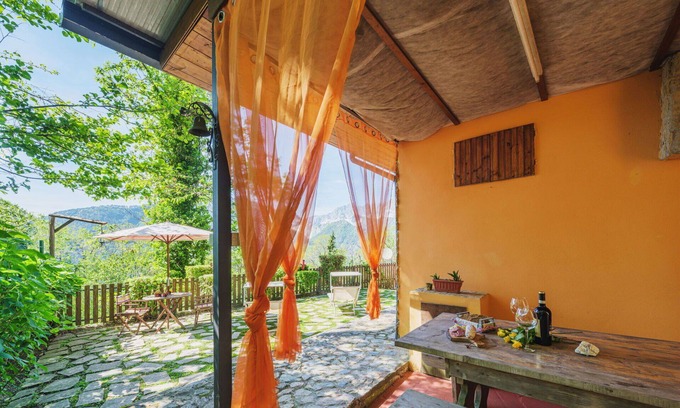 San Carlo Terme House | Wonderful private villa for 4 people with WIFI, TV, patio, pets allowed and parking