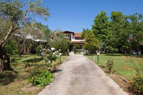 Thermaikos Villa | Wonderful villa with huge yard, at Potamos beach