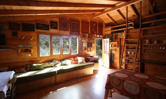 Santa Susanna House | WOODEN CHALET BARCELONA MOUNTAIN BEACH with SEA VIEW