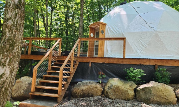 Brownsburg-Chatham Ski Chalet | Woodland dome