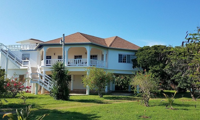 Treasure Beach Villa | WOW! HUGELY Discounted! A BIG Three BR Villa & RARE Secluded BEACH!