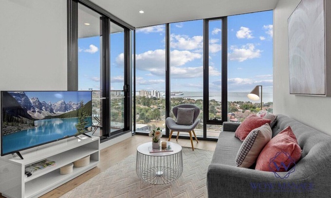 Port Melbourne Condo | WOWPOR002 - 1110A/3 tarvor st, Port Mel · Grand Sea-View Luxury Apartment with 2