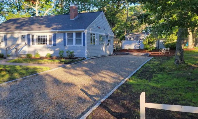 West Yarmouth House | Yarmouth Cottage - Outdoor Shower + Firepit