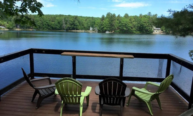 Lyman Cabin | Year-Round Rustic Cabin on Maine's Crystal Clear Barker's Pond.
