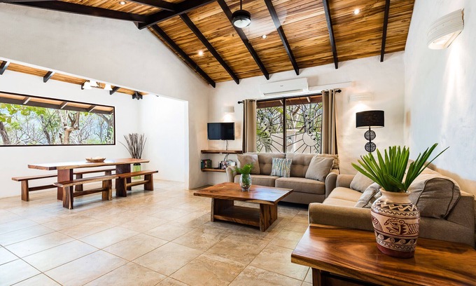 Palm Beach Estates House | Your Private Beachfront Oasis On White Sand Secluded Playa Grande Beach