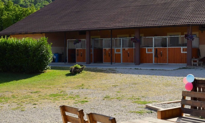 Catez ob Savi House | Zevnik Quiet Retreat with Stunning Views and Equestrian Activities - Family Room with Private Bathroom 8
