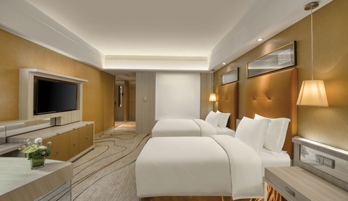 Deluxe Twin Room, Multiple Beds, Garden View
