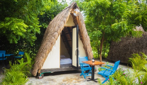 Teepee with air conditioning