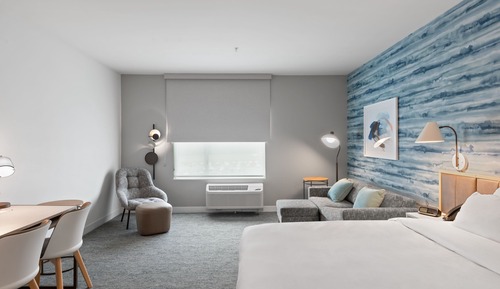 Studio, 1 King Bed with Sofa bed (Mobility/Hearing Access, Roll-In Shwr)