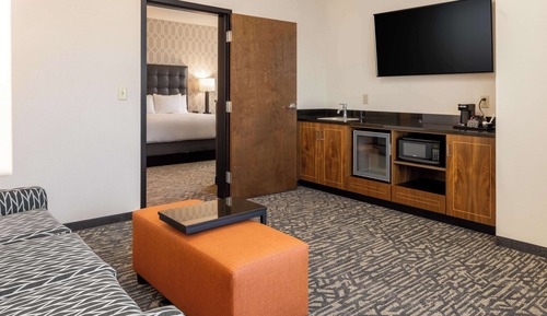 Deluxe Suite, 1 King Bed with Sofa bed, Refrigerator & Microwave
