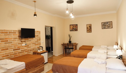 Quadruple Room, Multiple Beds, Patio