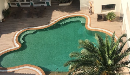 Double Room, Pool View (or Natural Solarium view)