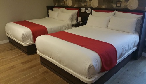 Double Room, 2 Double Beds, Courtyard View