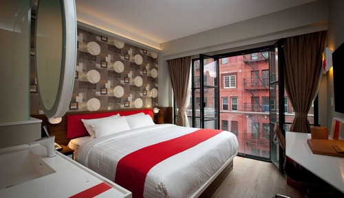 Room, 1 King Bed, City View (Juliet Balcony)