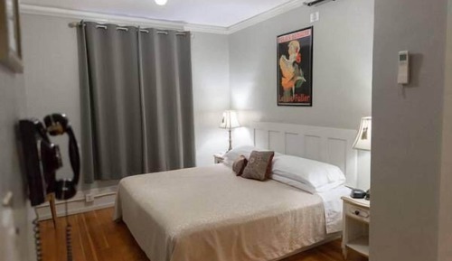 One King Bed, Marble Shower