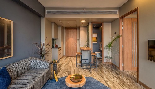 Hill View Suite with Balcony at Residences