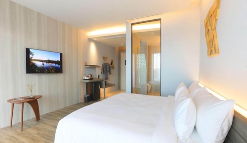 Junior Double Room, 1 King Bed, Non Smoking, Pool View