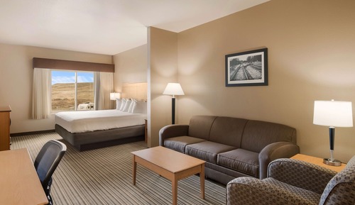 Suite, 1 King Bed, Accessible, Refrigerator & Microwave (with Sofabed)