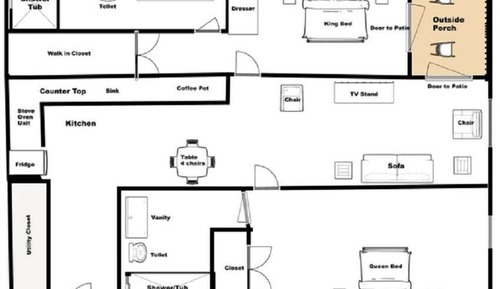 City Condo, 2 Bedrooms, Kitchen, City View
