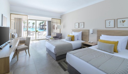 Deluxe Double or Twin Room, Sea View (Family, Pool View)