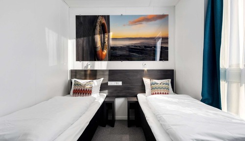 Economy Room, 2 Twin Beds, Non Smoking, Sea View