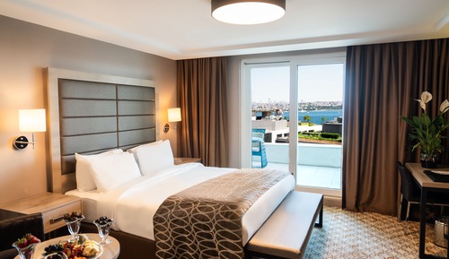Deluxe Double Room, Terrace, Sea View