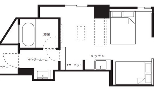 [Top Floor Superior Twin] 2 Queen Beds/Bath with a view/35m2, Non Smoking