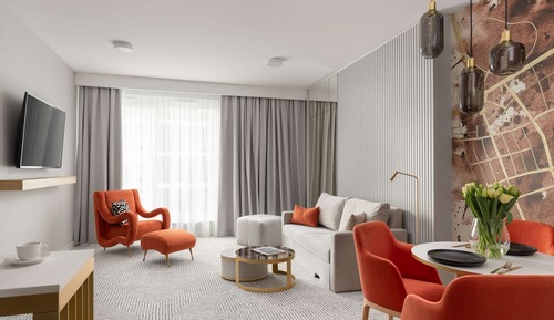 Apartment, 1 King Bed with Sofa bed, Accessible, Balcony
