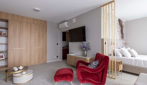 Family Room, 1 King Bed with Sofa bed, Balcony