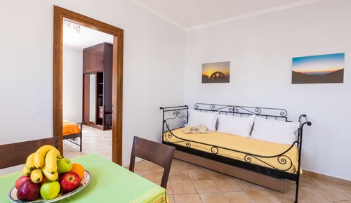 Family Apartment, 1 Bedroom, Kitchen, Partial Sea View