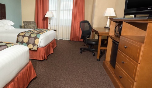 Deluxe Room, 2 Queen Beds, Accessible, Refrigerator & Microwave (Hearing Accessible, Tub)