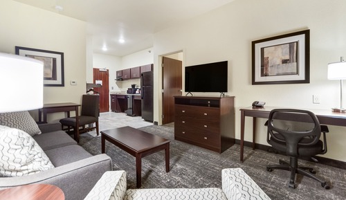 Suite, 1 King Bed with Sofa bed, Non Smoking (Audible/Visual)