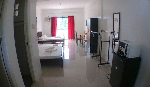 Family Studio, 2 Queen Beds, Kitchenette, City View